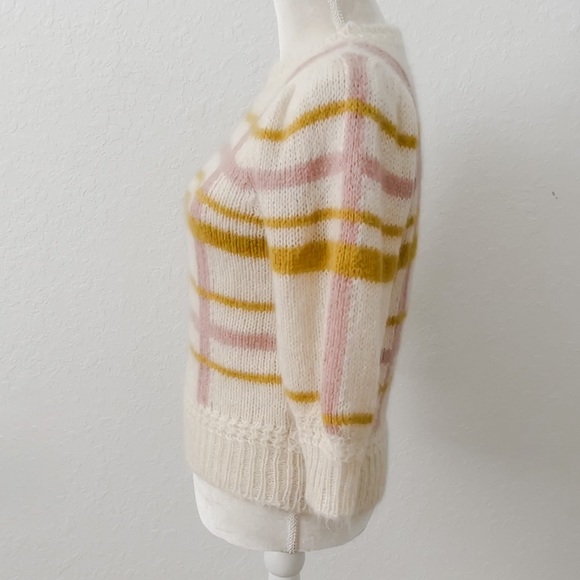 🚫Sold🚫 Sezane Sweater Striped Jumper Cream BNWT - Picture 5 of 9
